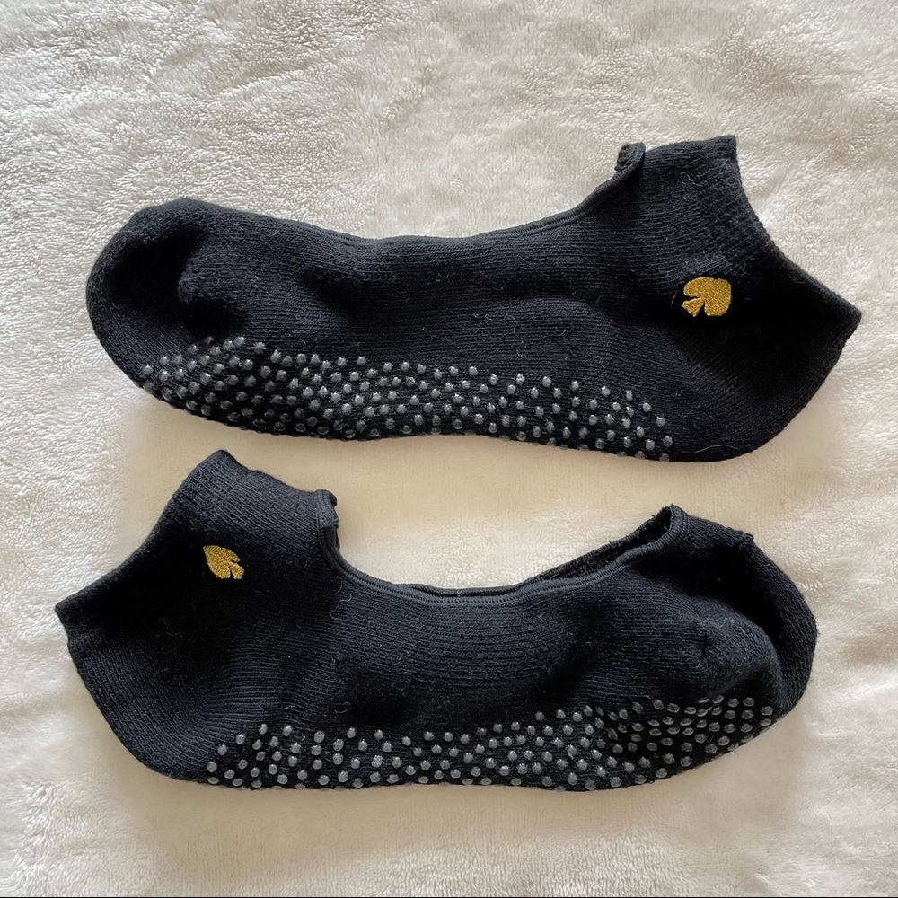 NWOT Kate Spade Black Ankle Socks